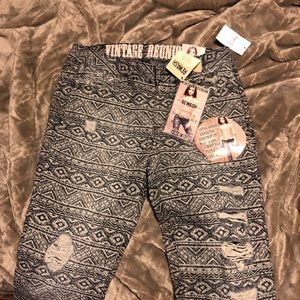 REWASH Vintage Reunion Tribal Jeans